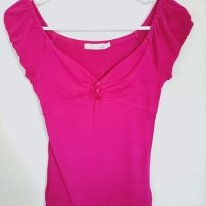 Y2K Dynamite Pink Top